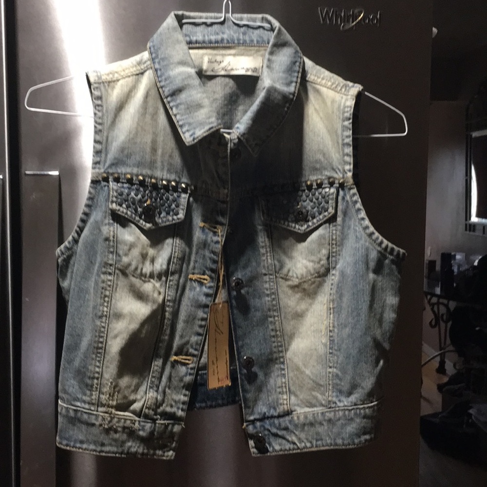 NWT studded vest